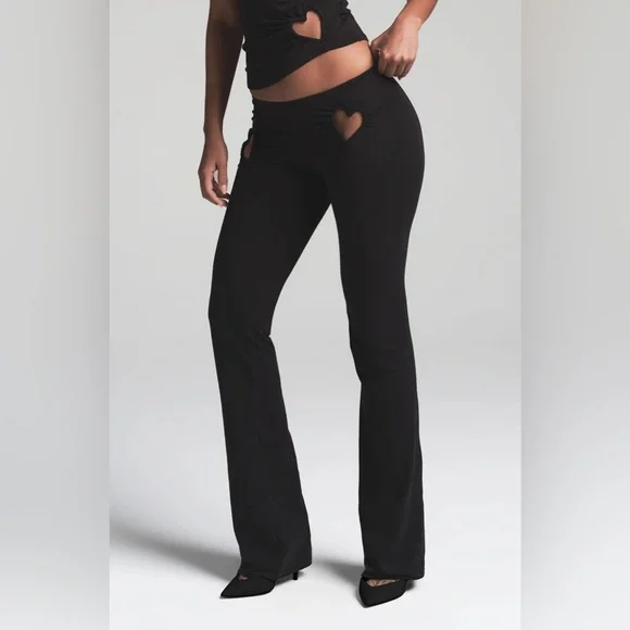 SKIMS - Valentines Heart Cotton Blend Jersey Set Small Top & XS Pants - Picture 5 of 11